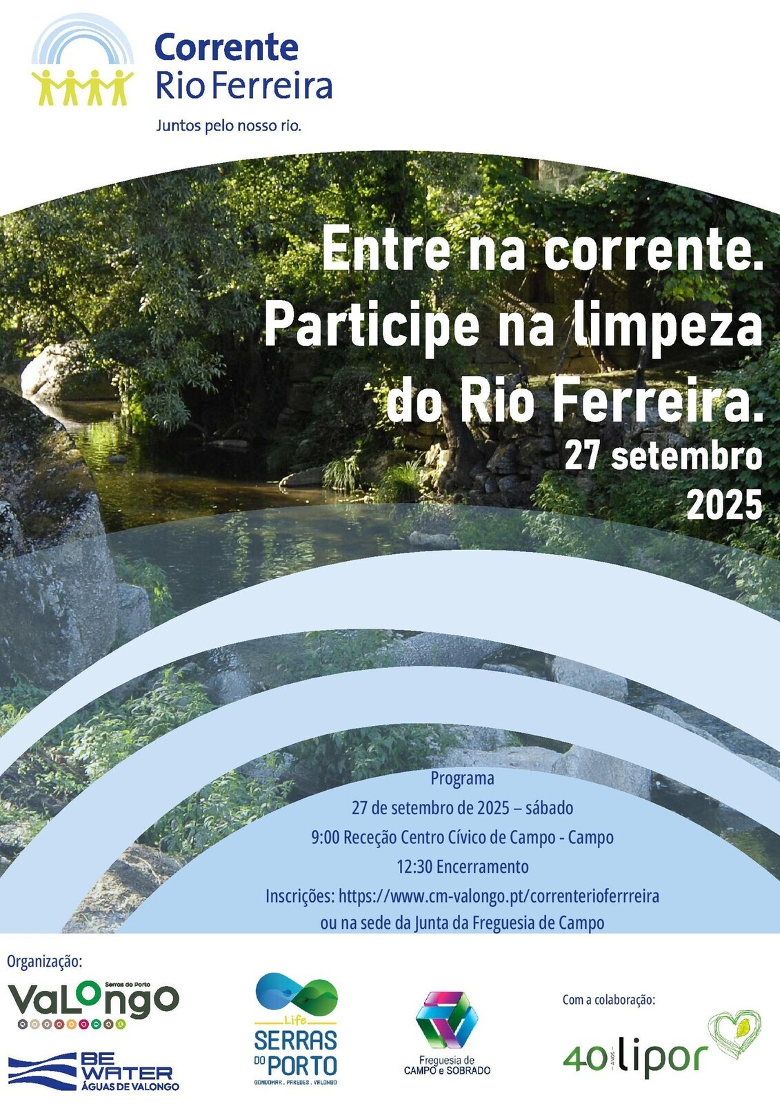 Ação de Limpeza Conjunta do Rio Ferreira