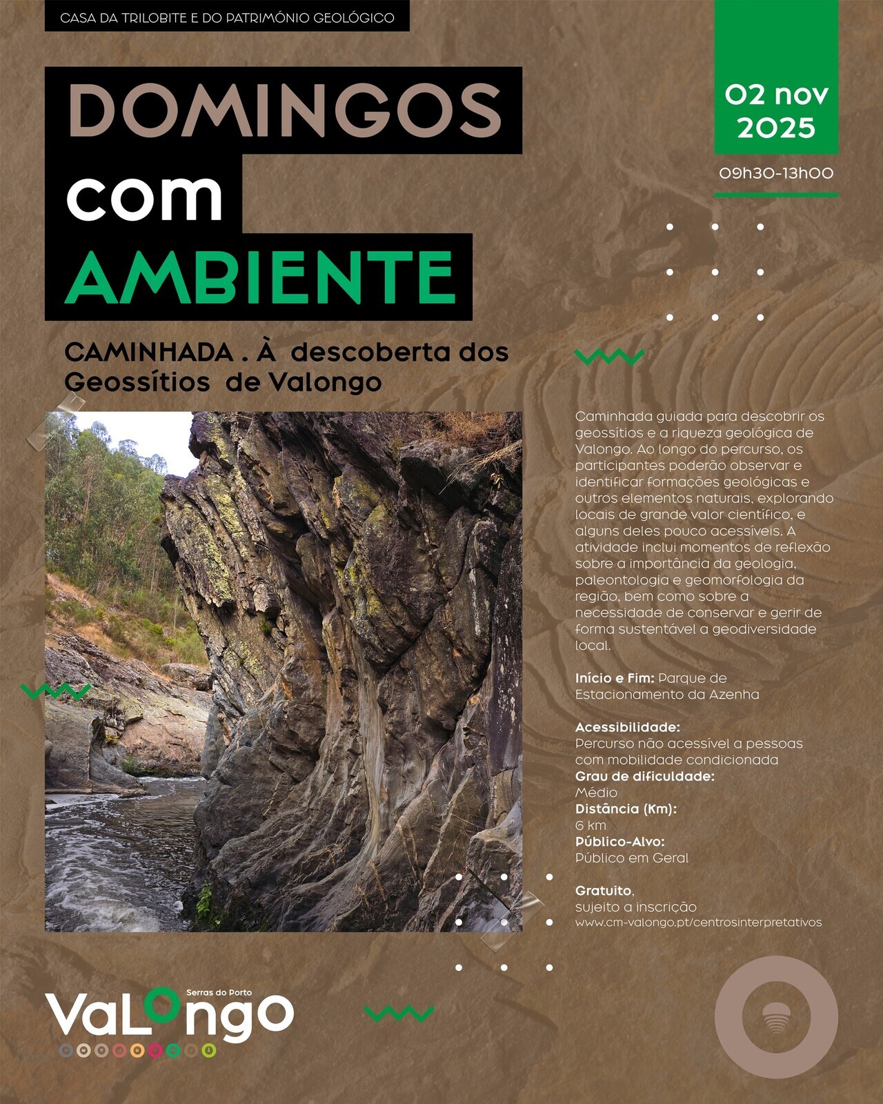 Caminhada: À descoberta dos Geossítios de Valongo